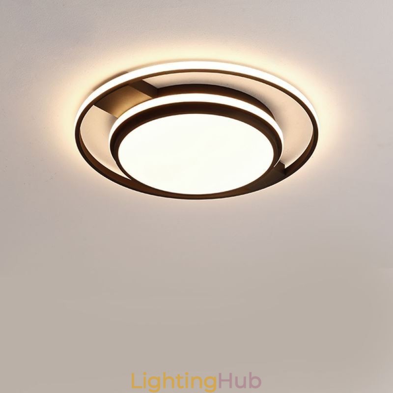Modern Minimalist Flush Mount Light Fixture Round Ceiling Light