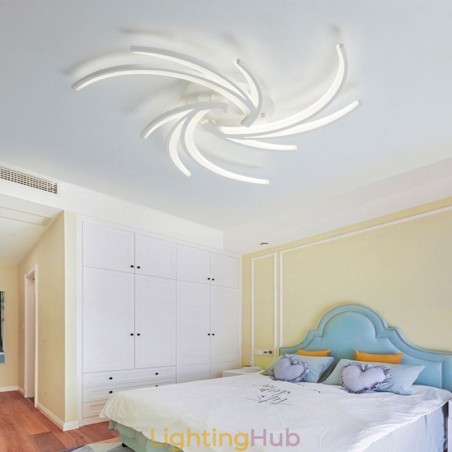 Irregular Linear Flush Mount Ceiling Light Modern Lighting Irregular Linear Flush Mount Ceiling Light Modern Lighting