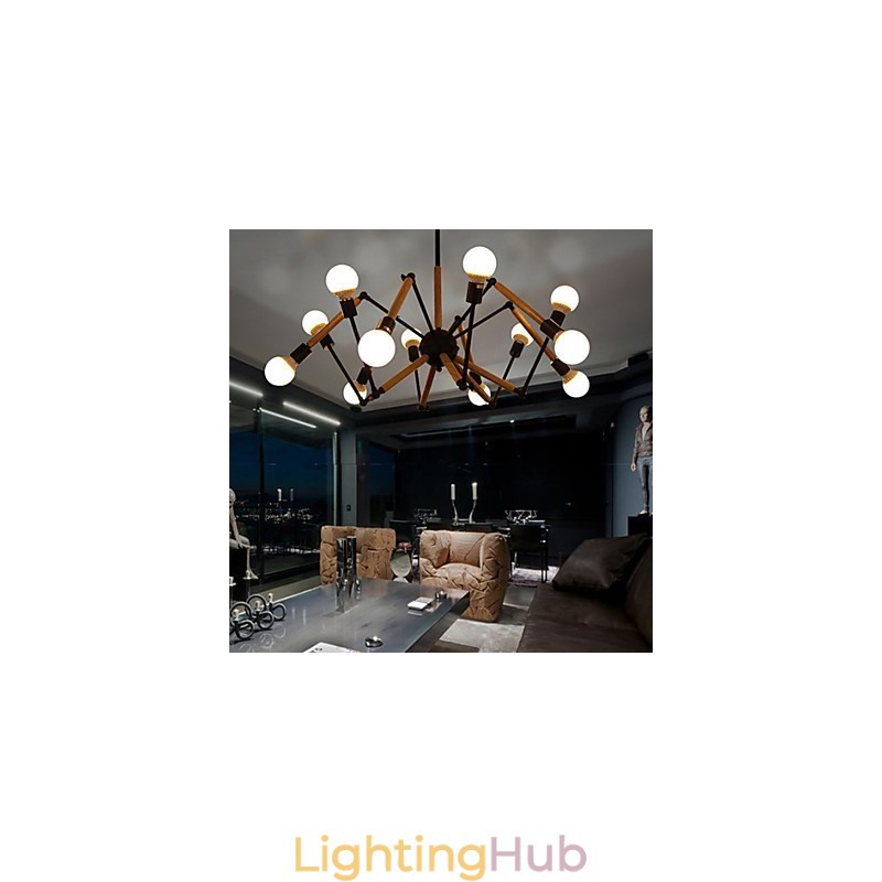 Chandelier Mini Style Modern Contemporary Metal