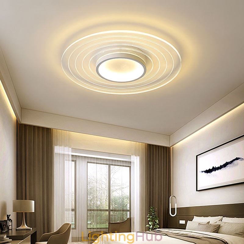 Modern Circular Flush Mount Ceiling Light Minimalist Light Fixture