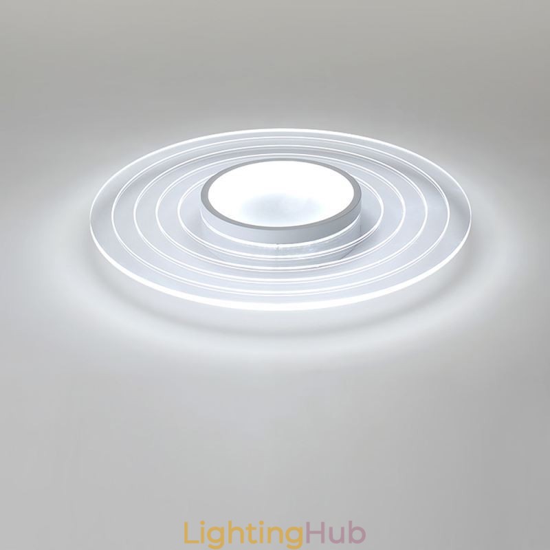 Modern Circular Flush Mount Ceiling Light Minimalist Light Fixture