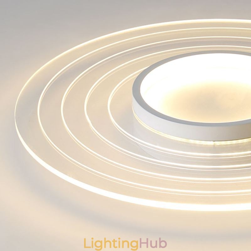 Modern Circular Flush Mount Ceiling Light Minimalist Light Fixture