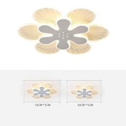 Modern Flush Mount Pretty Flower Decorative Ceiling Light