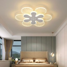 Modern Flush Mount Pretty Flower Decorative Ceiling Light