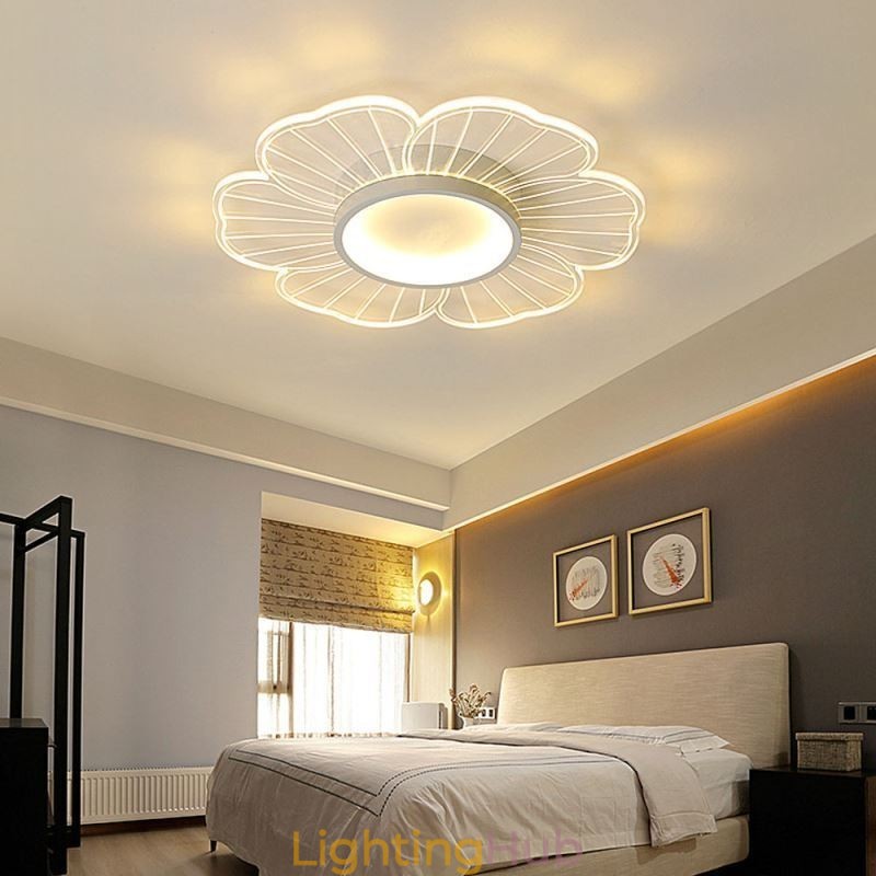 Minimalist Petal Flush Mount Ceiling Light Creative Decoration Lighting