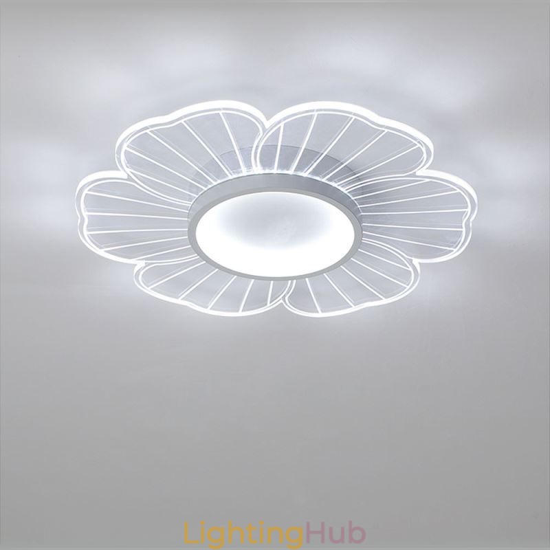 Minimalist Petal Flush Mount Ceiling Light Creative Decoration Lighting
