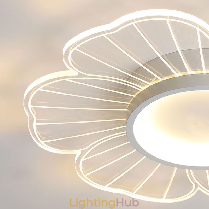 Minimalist Petal Flush Mount Ceiling Light Creative Decoration Lighting
