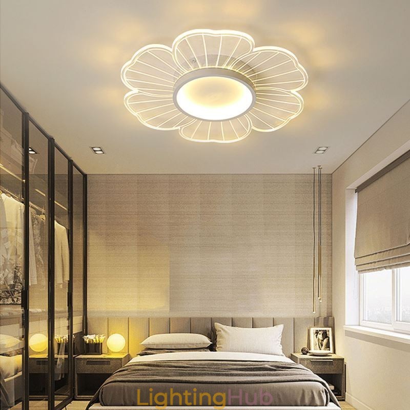 Minimalist Petal Flush Mount Ceiling Light Creative Decoration Lighting