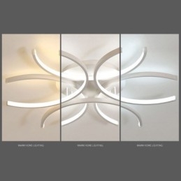 Modern Flush Mount Ceiling Light Silica Gel Decoration Light