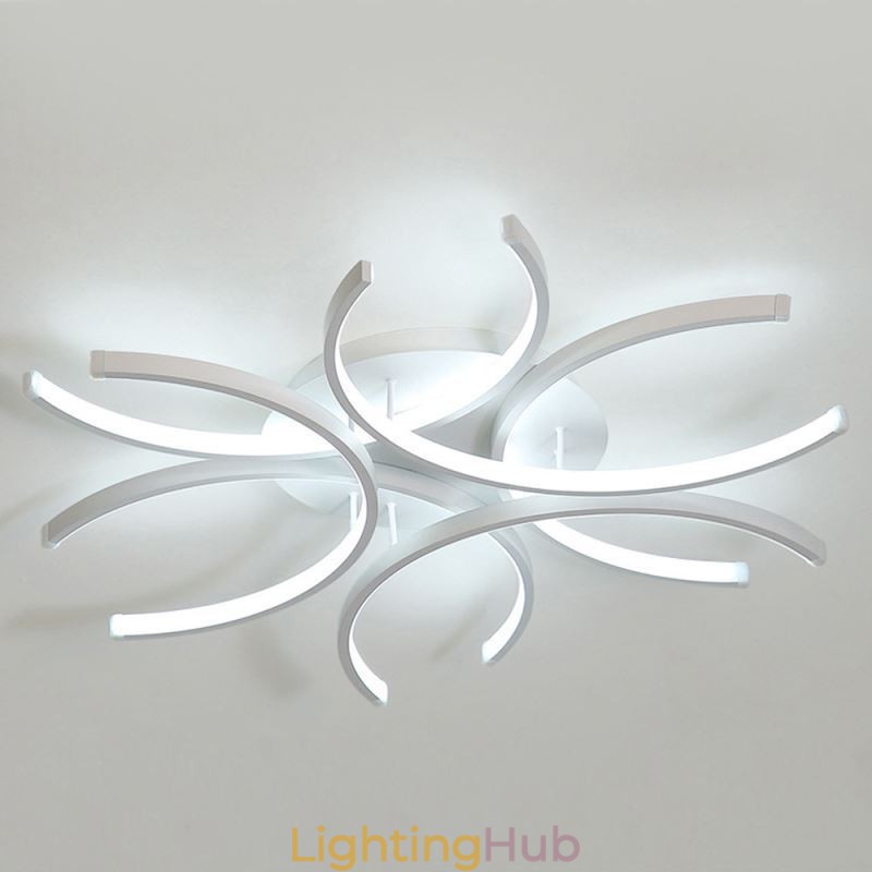 Modern Flush Mount Ceiling Light Silica Gel Decoration Light