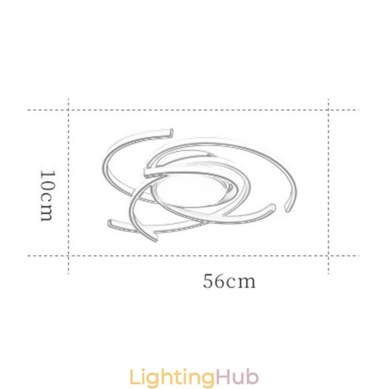 Modern Acrylic Flush Mount Ceiling Light Creative Decoration Lighting
