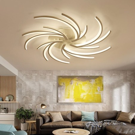 Modern Windmill Flush Mount Ceiling Light Irregular Decoration Lighting Modern Windmill Flush Mount Ceiling Light Irregular Decoration Lighting