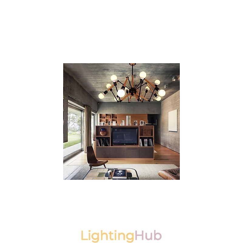 Chandelier Mini Style Modern Contemporary Metal
