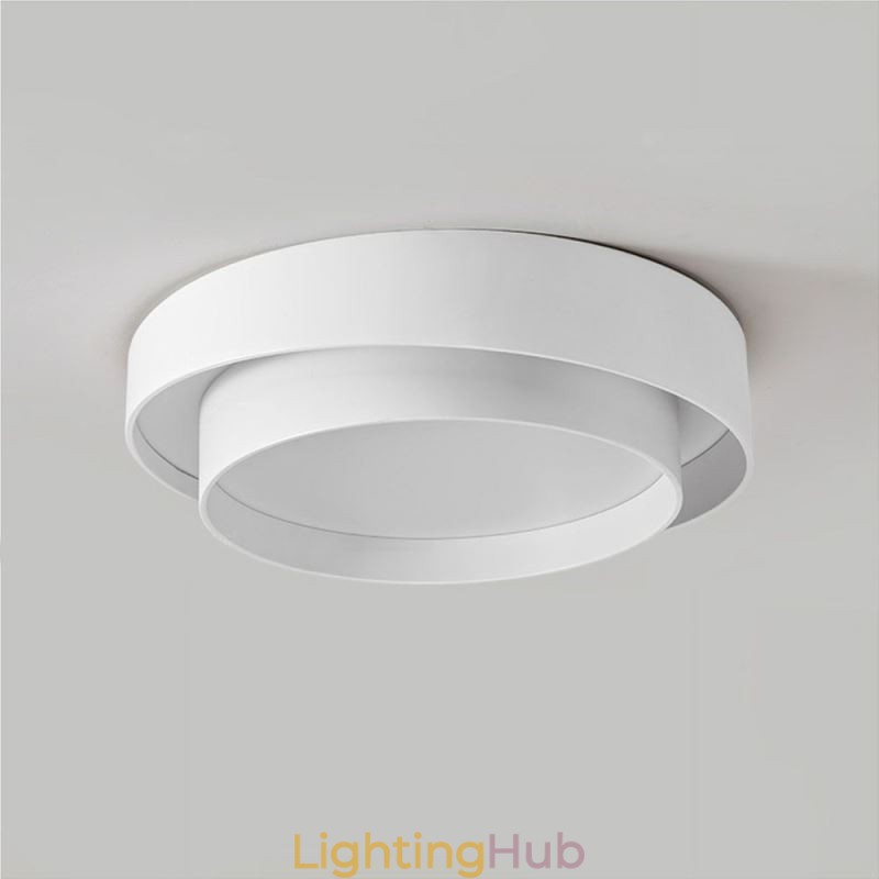 Contemporary Flush Mount Circular Ceiling Light