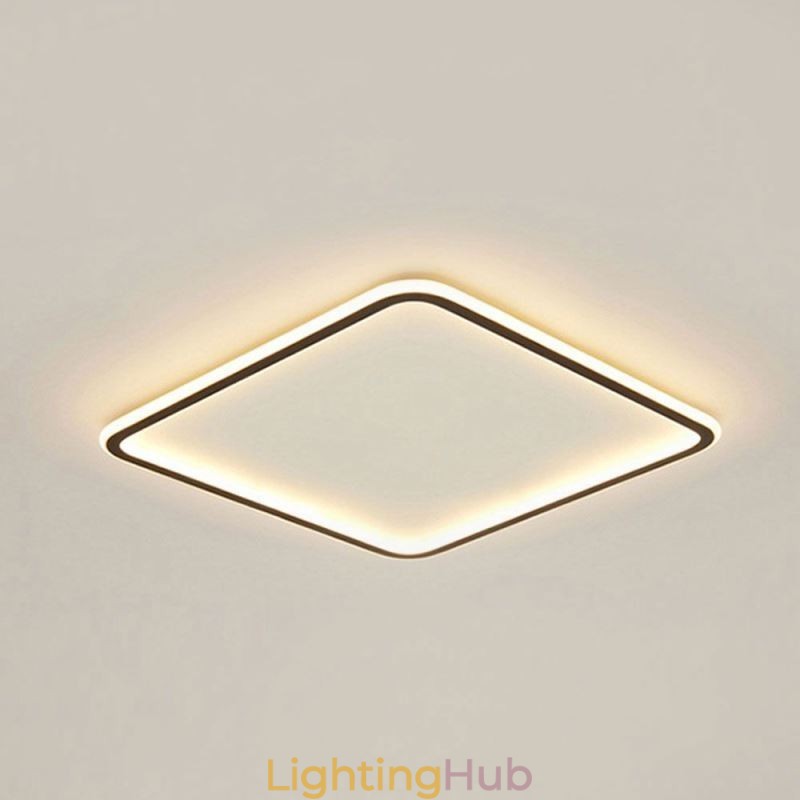 Modern Minimalist Flush Mount Ultra Thin Flush Mount Ceiling Light