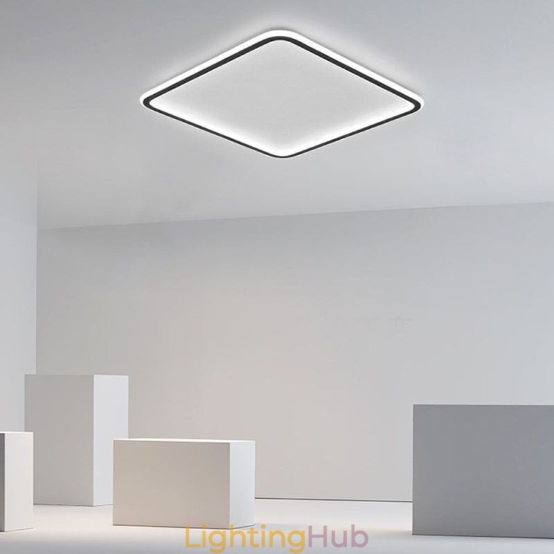 Modern Minimalist Flush Mount Ultra Thin Flush Mount Ceiling Light