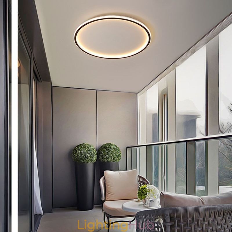 Flush Mount Minimalist Circular Ceiling Light