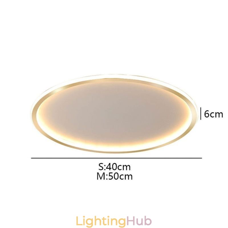 Flush Mount Minimalist Circular Ceiling Light