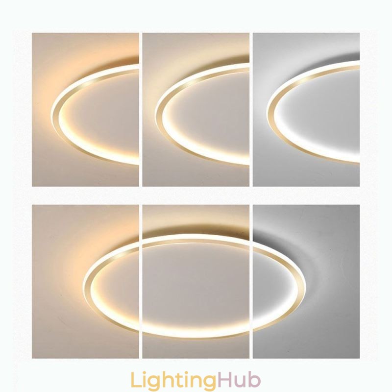 Flush Mount Minimalist Circular Ceiling Light