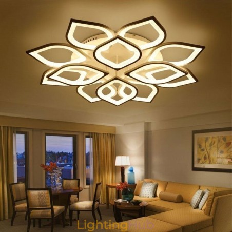 Modern Simple Flush Mount Acrylic Petal Ceiling Light Modern Simple Flush Mount Acrylic Petal Ceiling Light