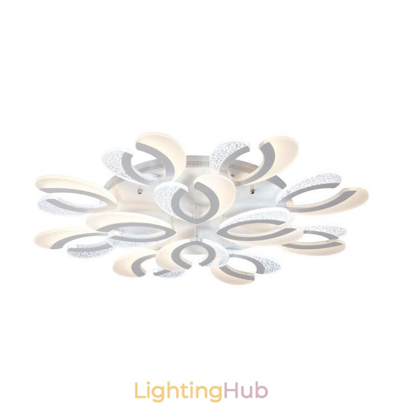 Modern Simple Flush Mount Acrylic Heart Shape Ceiling Light