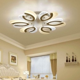 Modern Simple Flush Mount Acrylic Heart Shape Ceiling Light