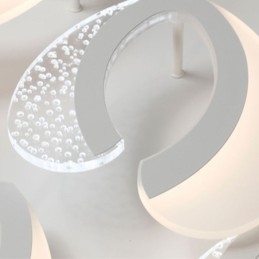 Modern Simple Flush Mount Acrylic Heart Shape Ceiling Light