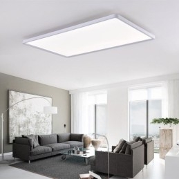 Nordic Panel Light Flush Mount Super Thin Lamp White Ceiling Light