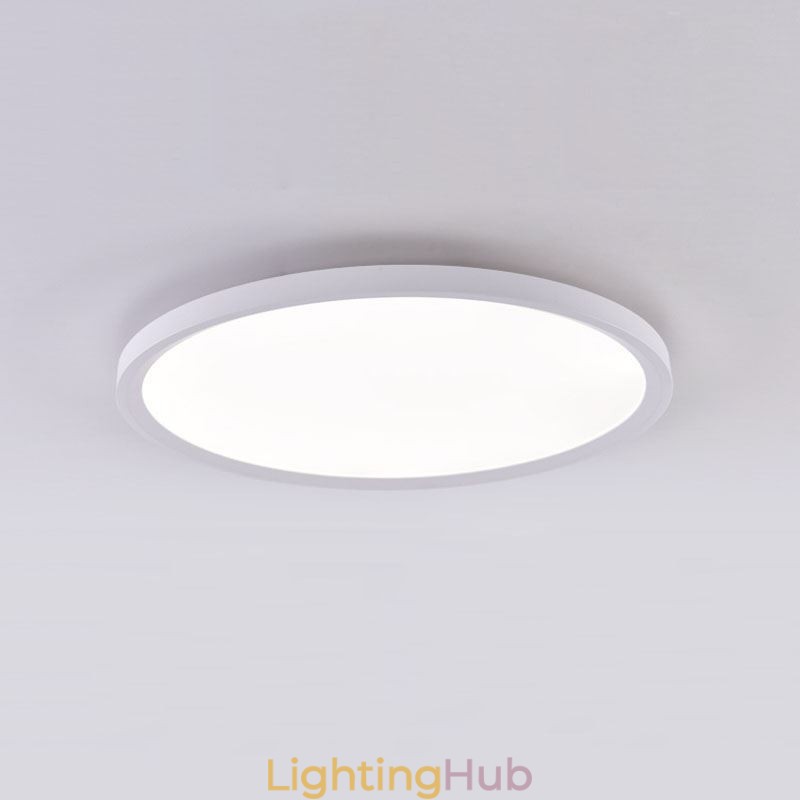Nordic Round Flush Mount Super Thin Ceiling Light Aluminum Roung Lamp Lighting