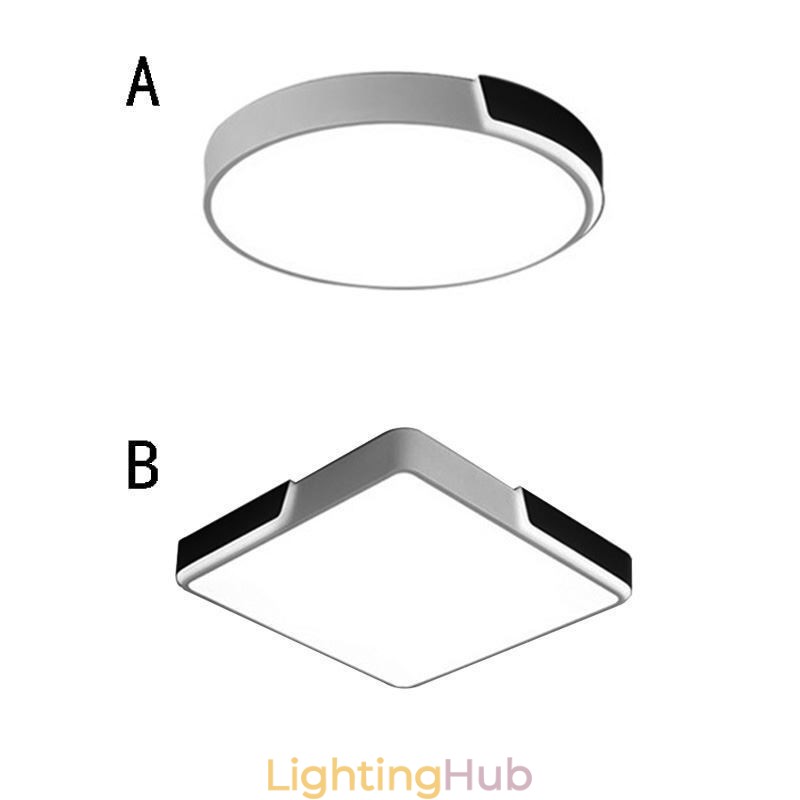 Modern Simple Flush Mount Circular Ceiling Light