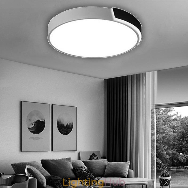Modern Simple Flush Mount Circular Ceiling Light