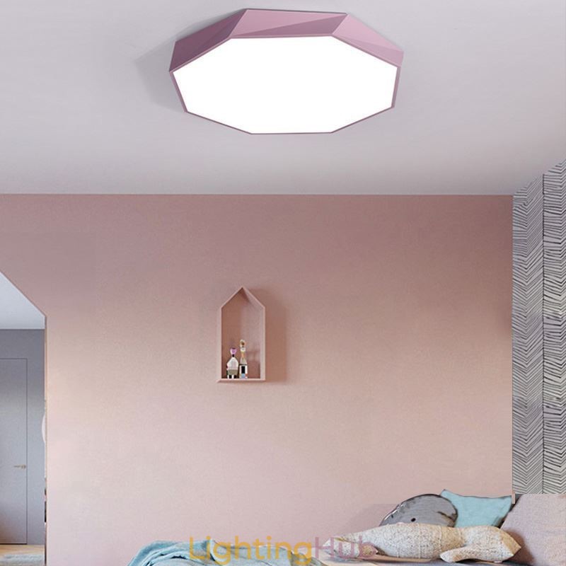 Modern Flush Mount Special Octagon Design Ceiling Light Ultra Thin Lamp Light