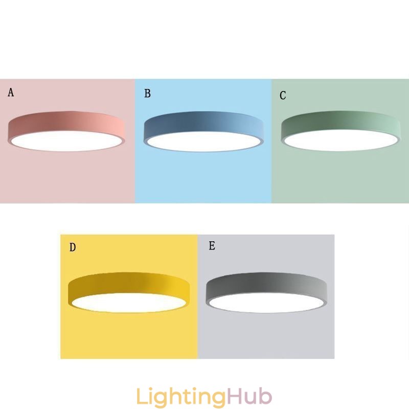 Modern Flush Mount Round Ceiling Light Ultra Thin Home Lighting Light