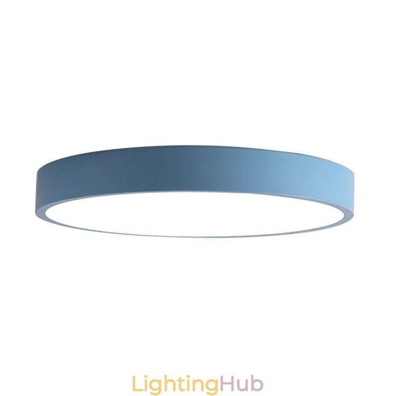 Contemporary Flush Mount Ultra Thin Ceiling Light Round Lamp Light