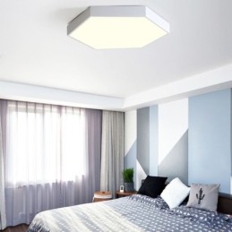 Contemporary Simple Flush Mount Hexagon Ceiling Light