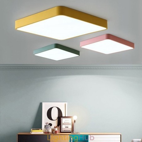 Simlpe Flush Mount Thin Square Light Energy Saving Ceiling Light Simlpe Flush Mount Thin Square Light Energy Saving Ceiling Light