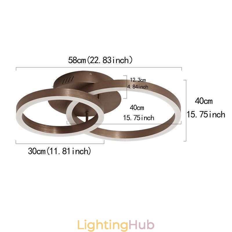 Modern Simple Flush Mount Creative Ceiling Light Warmth Lighting Light