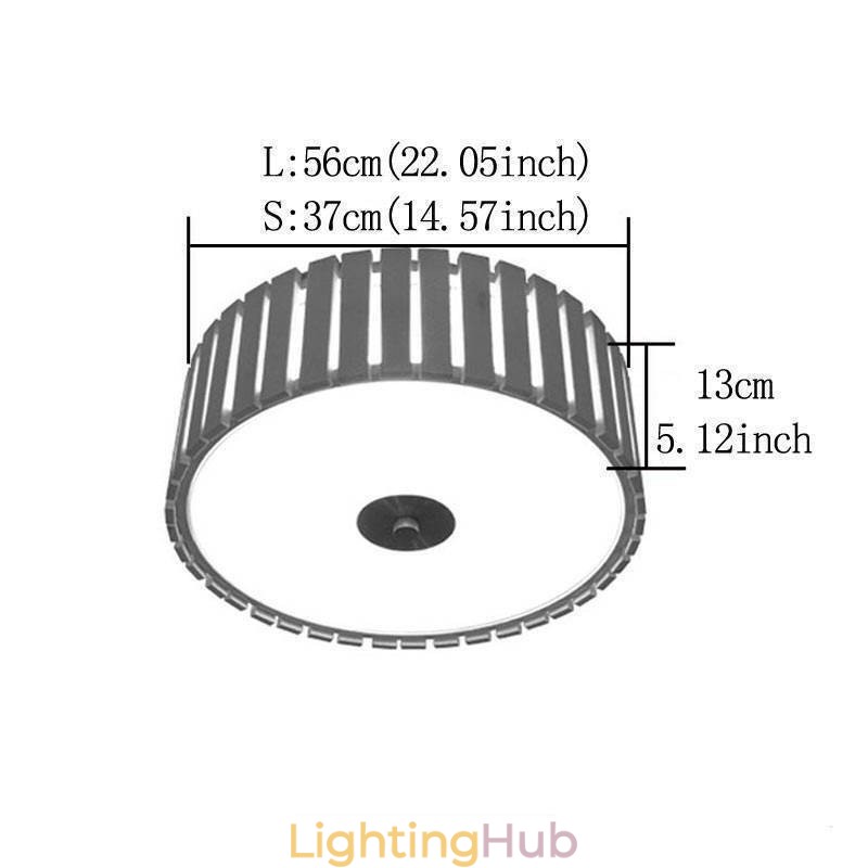 Large Bamboo Flush Mount Chinese Creative Ceiling Light Kid's Lighting