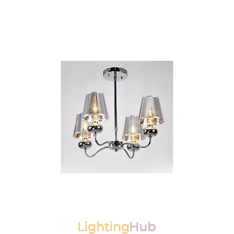 imumModern Contemporary Mini Style Electroplated Metal Chandelier Pendant Light Flush Mount Dining
