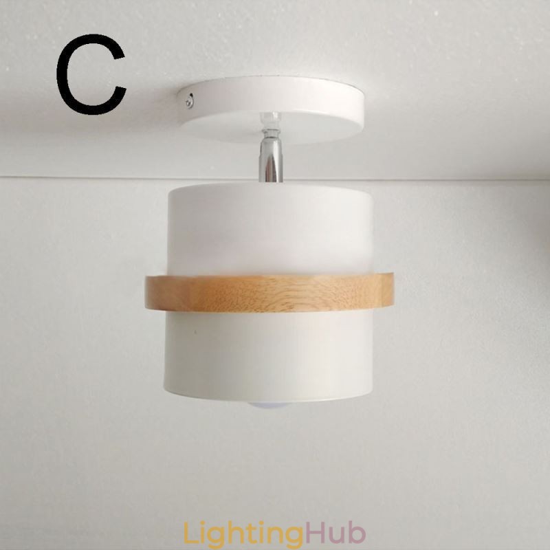 Round Macaron Spotlight Chromatic Ceiling Light(Single Light)