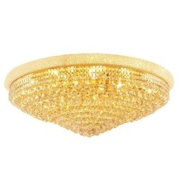 European Flush Mount Light Luxury Crystal Ceiling Light