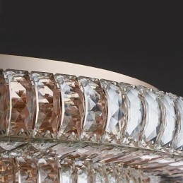 Crystal Flush Mount Round Crystal Decoration Ceiling Light