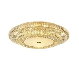 Crystal Flush Mount Round Crystal Decoration Ceiling Light