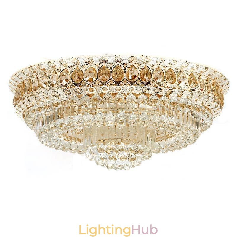 Flush Mount Crystal Modern Simple Ceiling Light Creative Round lighting