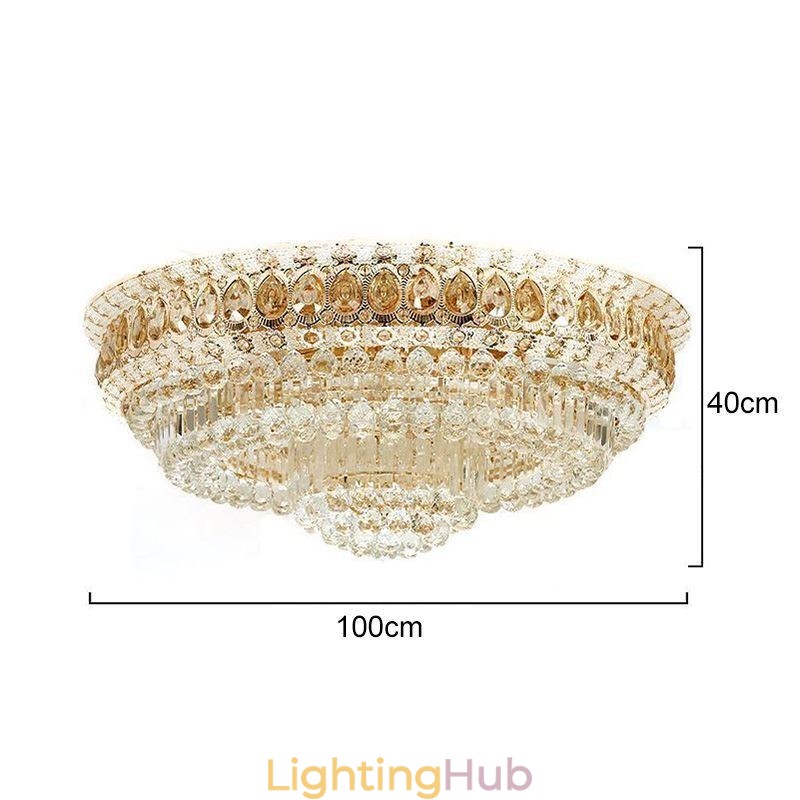 Flush Mount Crystal Modern Simple Ceiling Light Creative Round lighting