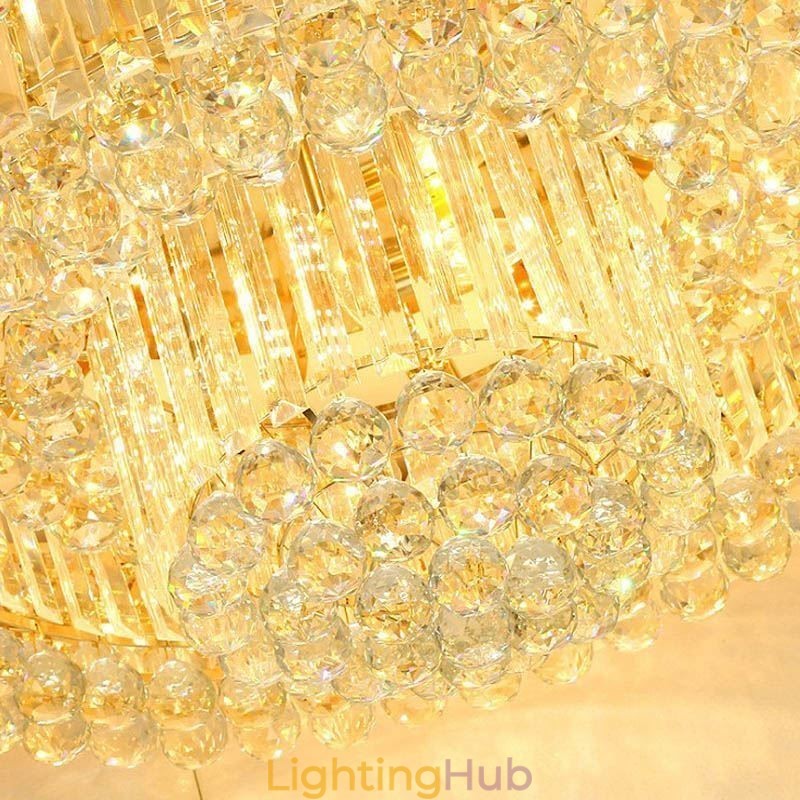Flush Mount Crystal Modern Simple Ceiling Light Creative Round lighting