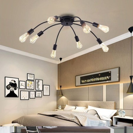 Ceiling Spider Lamp Antique Classic Flush Mount Dining Lamp 8 10 Arms Ceiling Spider Lamp Antique Classic Flush Mount Dining Lamp 8 10 Arms