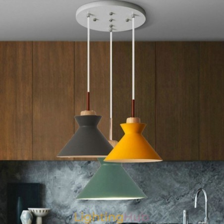 Nordic Macaron Island 3 Light Pendant Lighting Simple Iron Arti Three Lights Nordic Macaron Island 3 Light Pendant Lighting Simple Iron Arti Three Lights