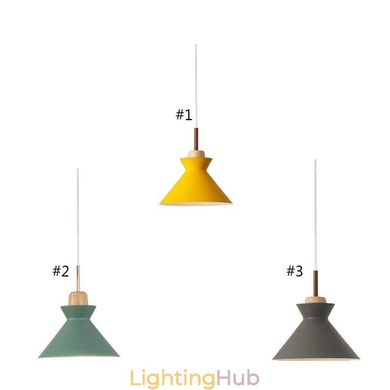 Nordic Macaron Island 3 Light Pendant Lighting Simple Iron Arti Three Lights