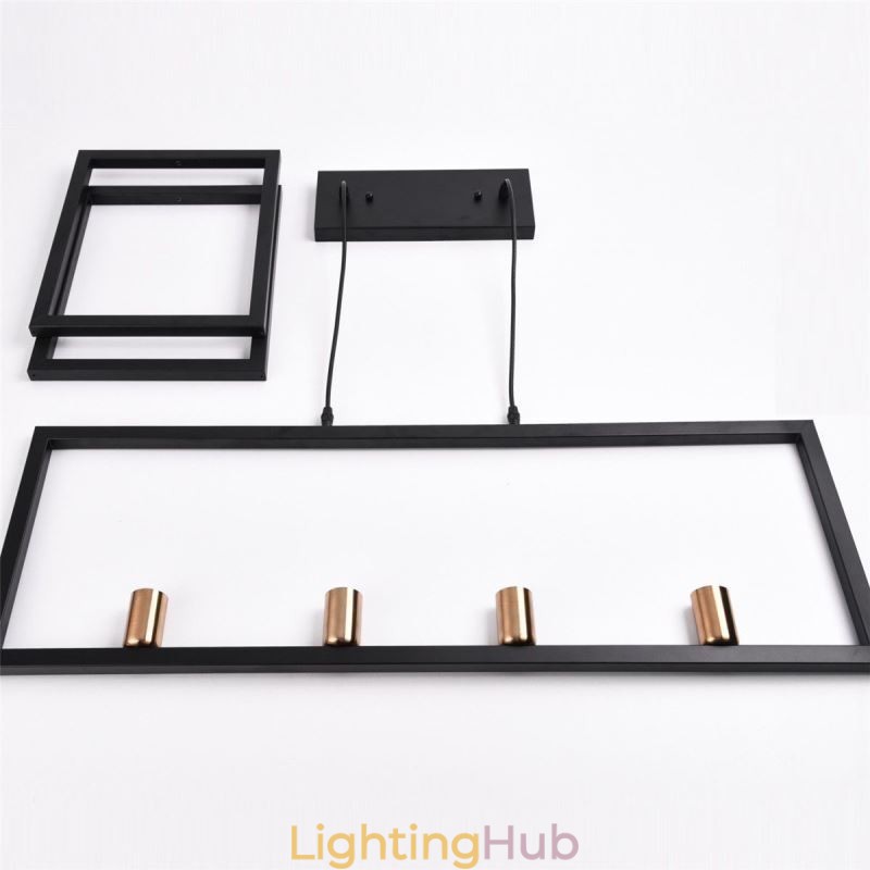 4 Light Pendant Light Industrial Style Lightingway